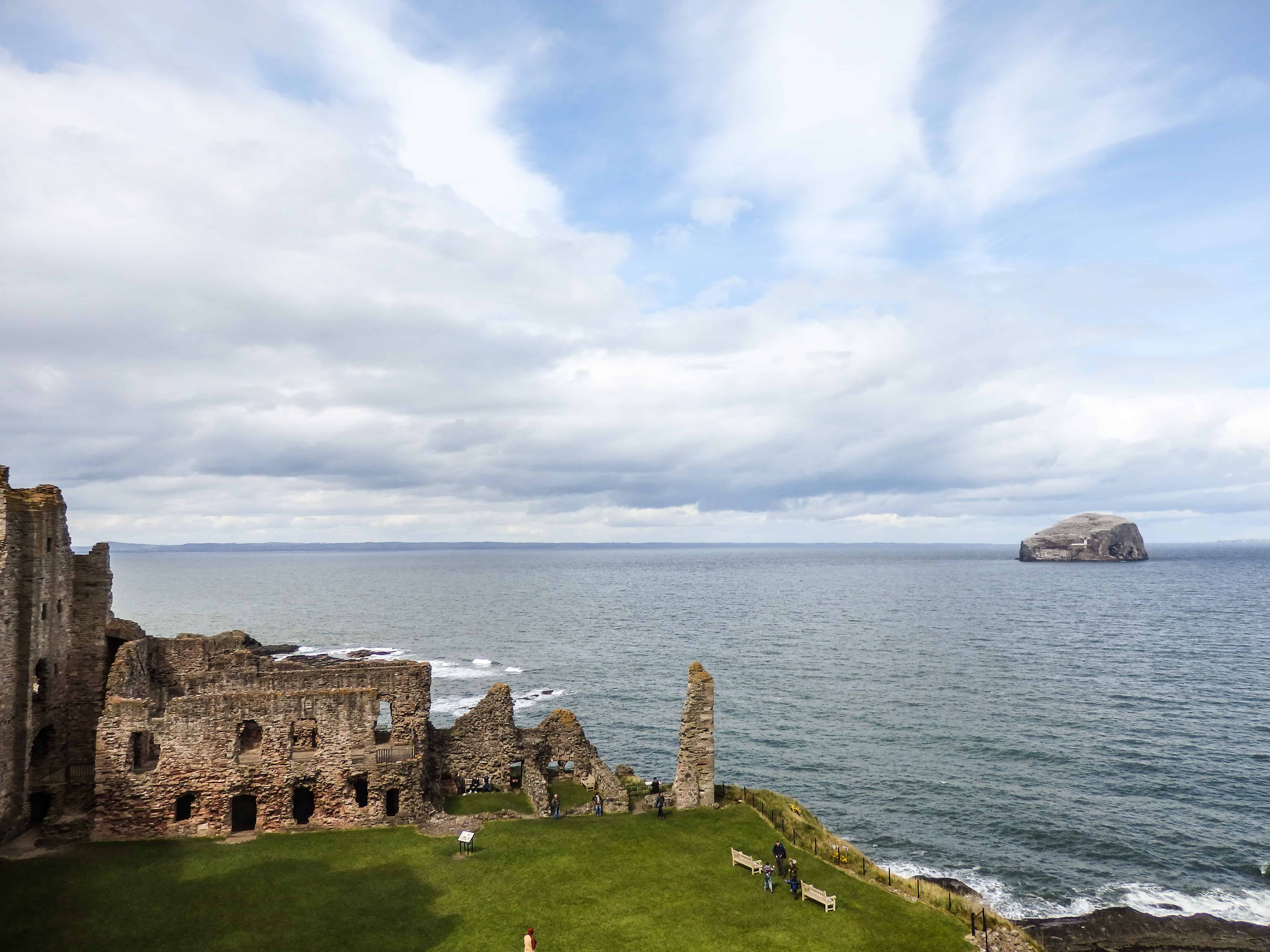 Bass Rock from Tantallon Castle