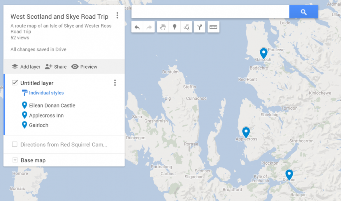 Planning a road trip