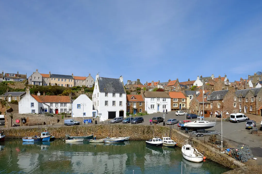Crail harbour Scotland