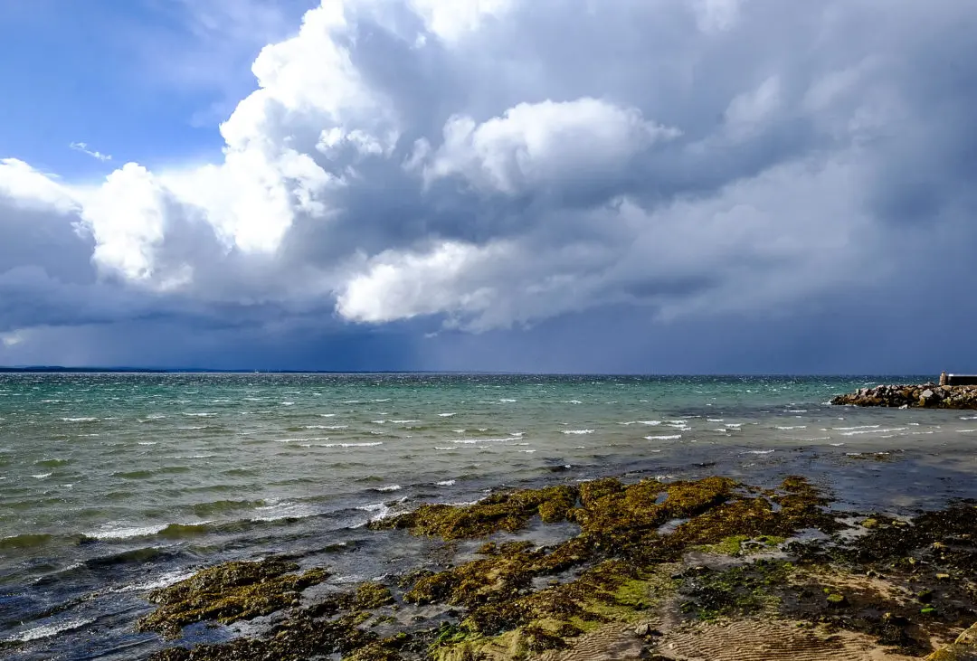 Changing light and colourful seas of the Moray Firth