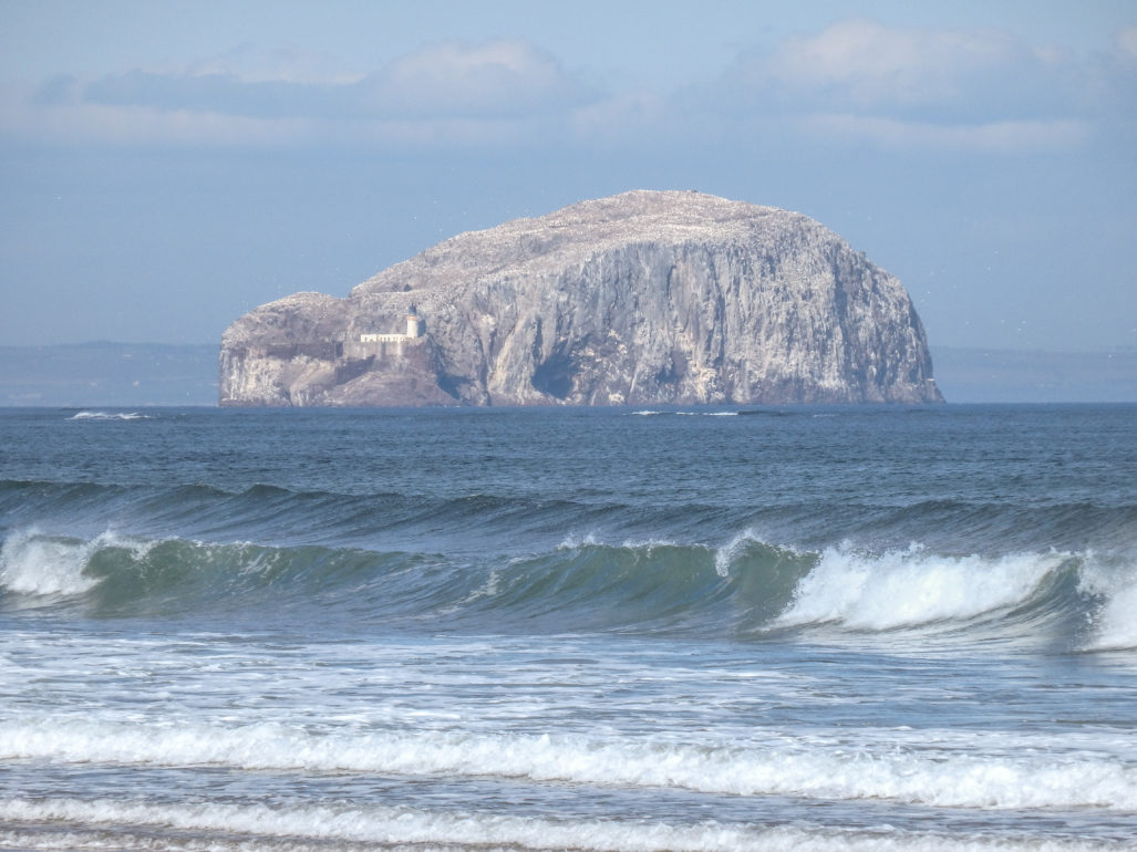 Bass Rock on the Firth of Forth.