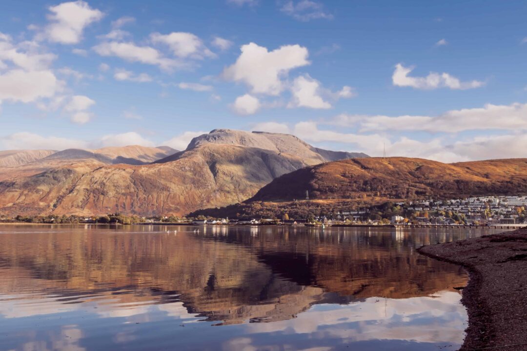 Fort William, view of Ben Nevis