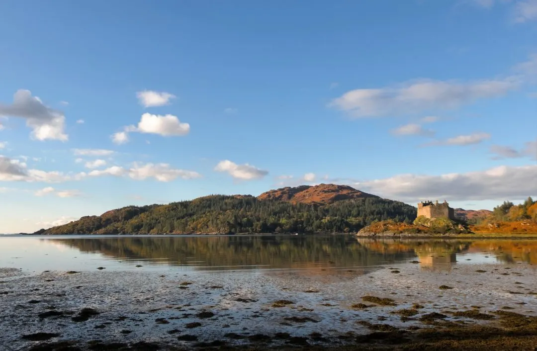 Autumn at Castle Tioram Ardnamurchan