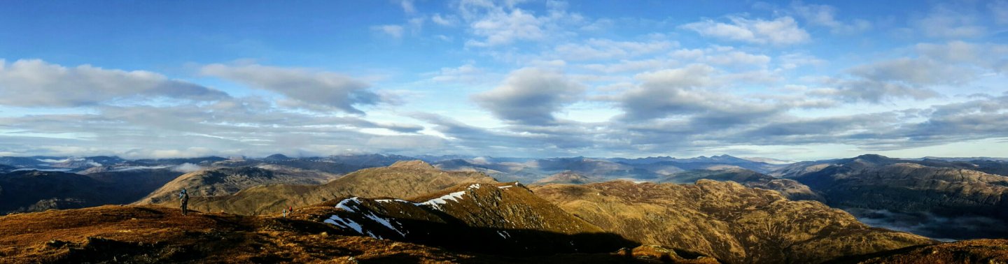 the trossachs Hillwalking in Scotland