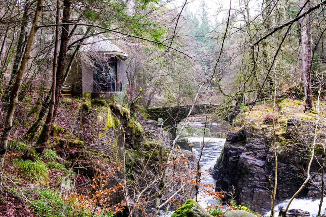 best places to visit in Scotland, The Hermitage Waterfalls in Scotland