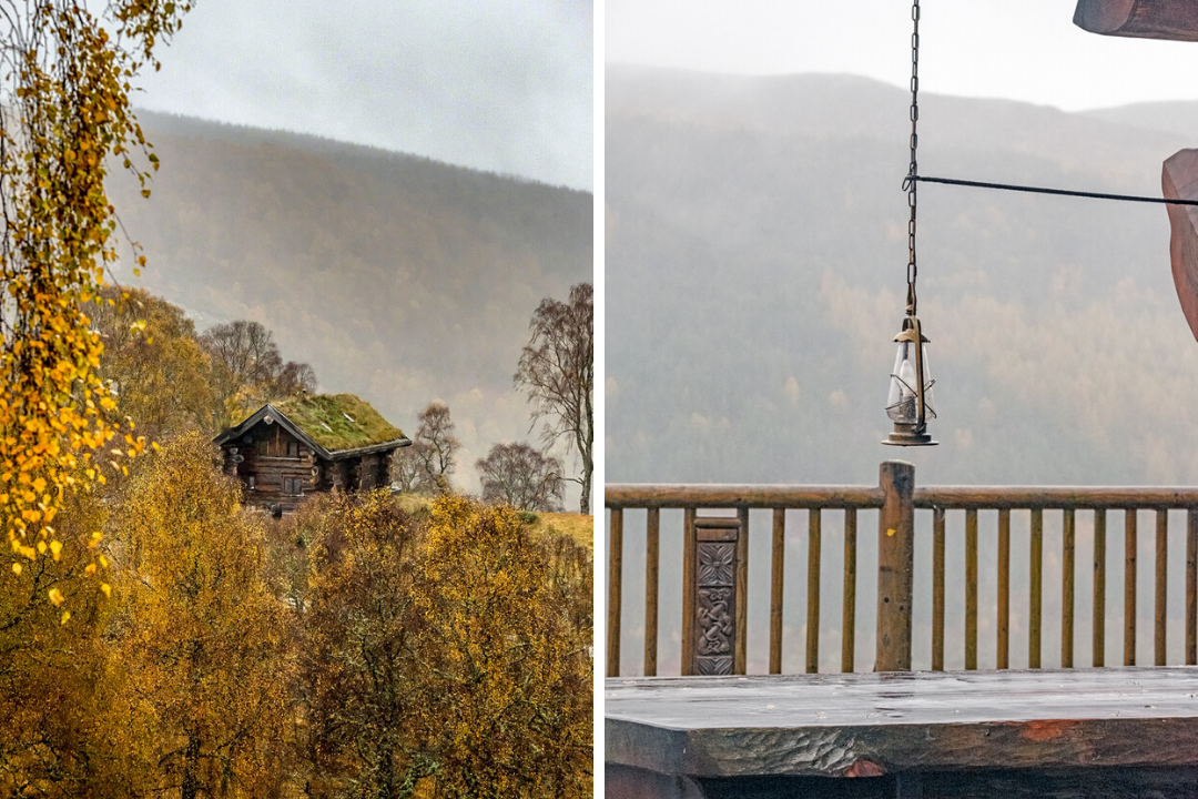 Eagle Brae log cabins in Scotland 