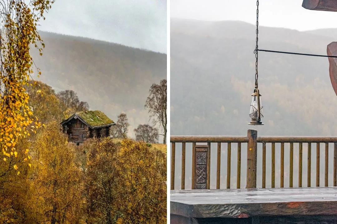 Eagle Brae log cabins in Scotland 