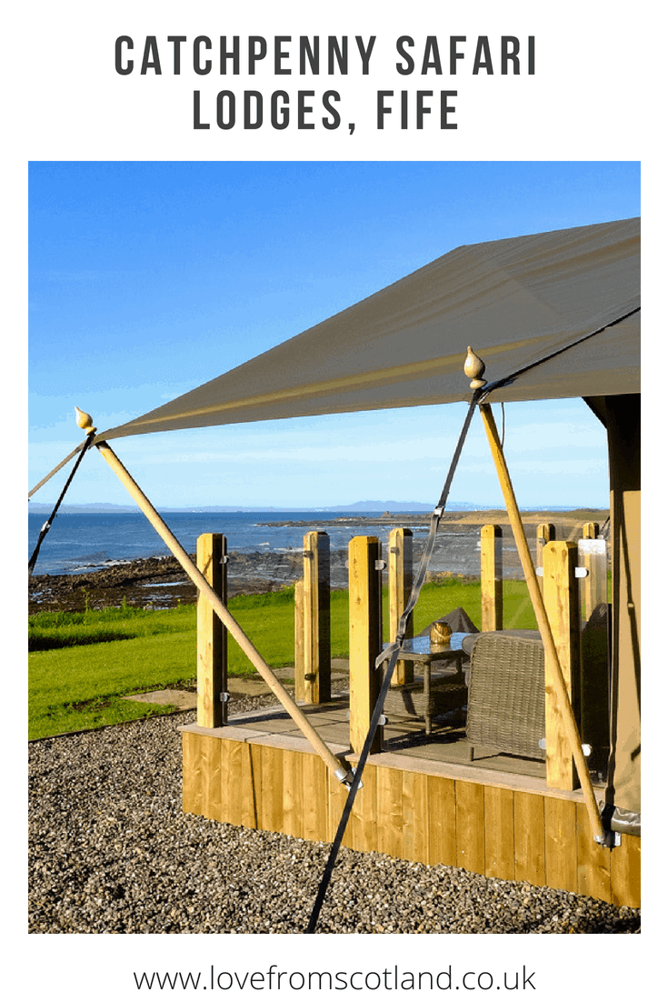 Looking for glamping in Scotland? Let’s check in to Catchpenny Safari Lodges - 8 luxury glamping tents perched out on the coast between Elie and St Monans in the East Neuk of Fife.
