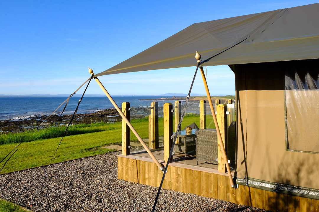 Catchpenny Safari Lodges Fife glamping in Scotland