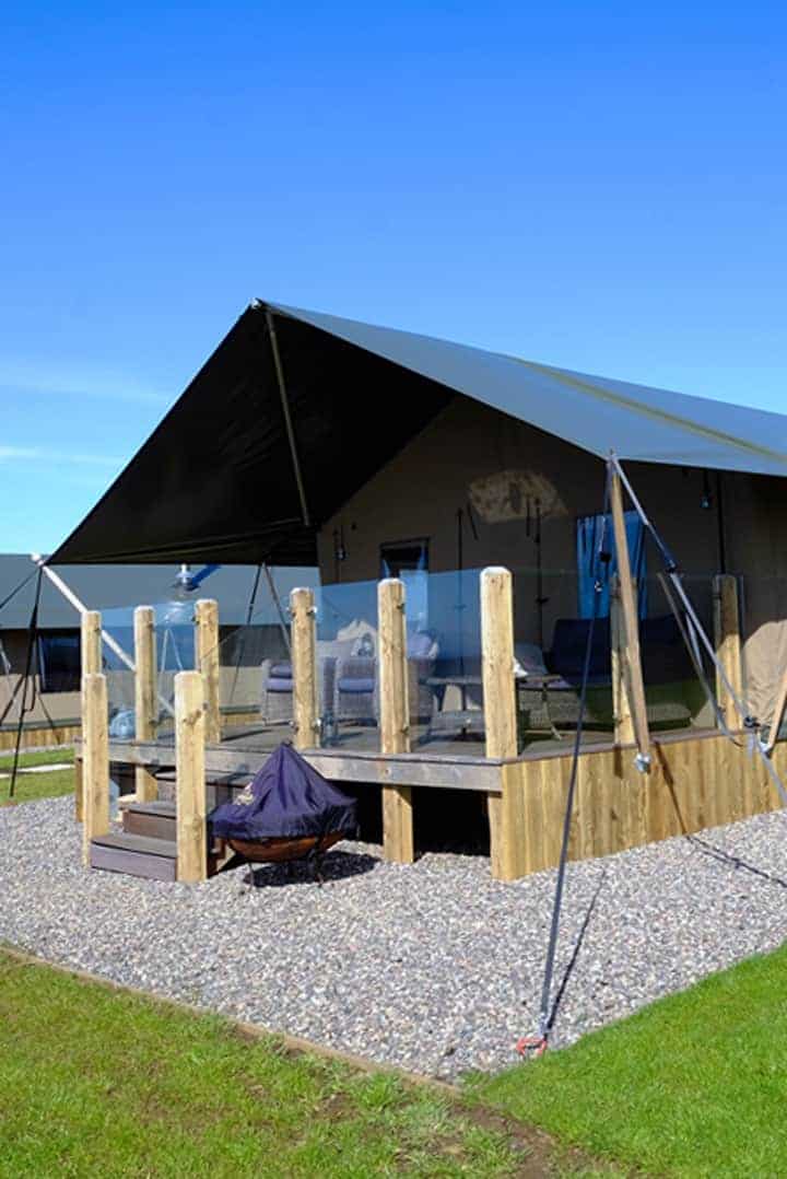 Catchpenny Safari Lodges Fife glamping in Scotland