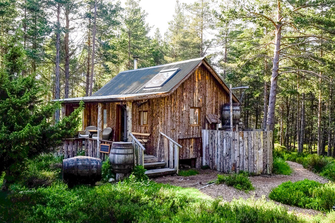 eco log cabins in scotland