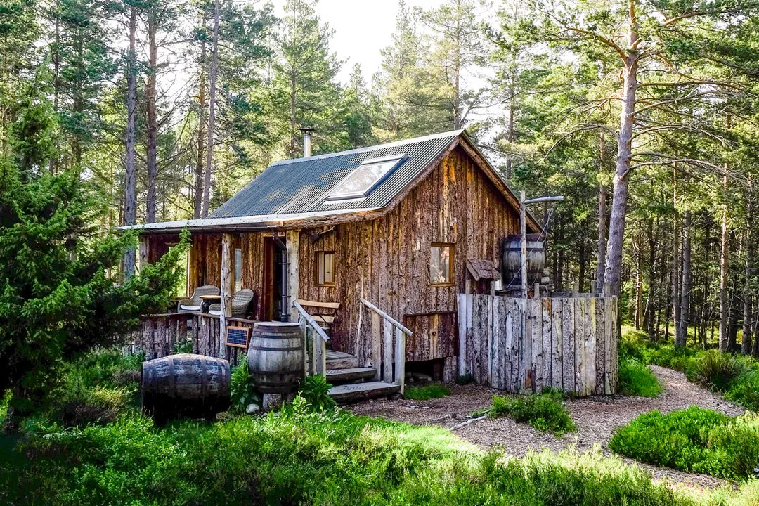 eco log cabins in scotland