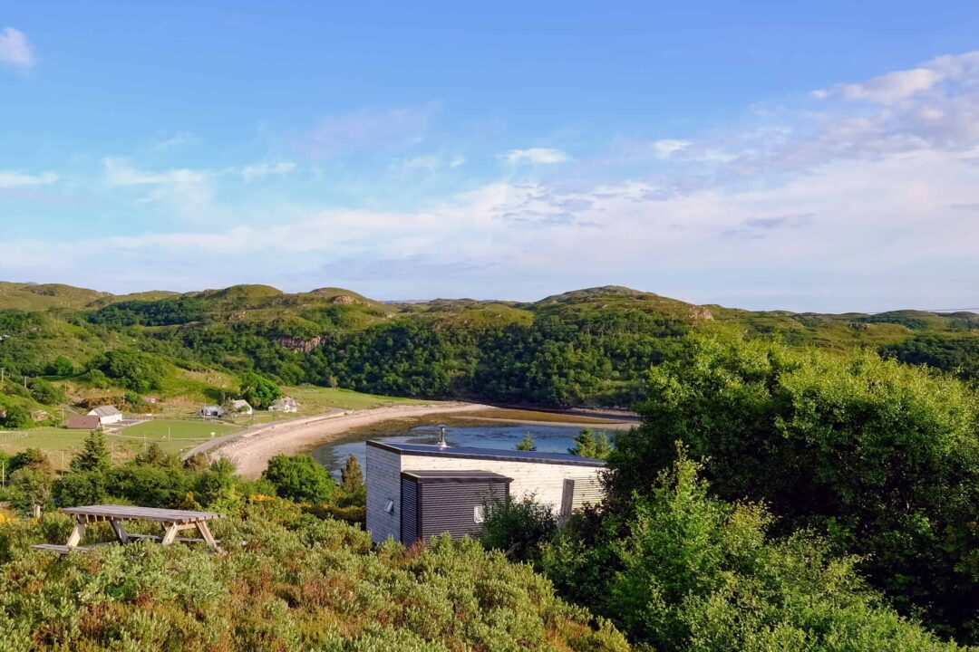 Where to stay on the North Coast 500 log cabins in scotland