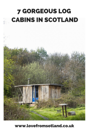 From a low impact eco treehouse to a luxurious woodshed, here are seven log cabins in Scotland which make a perfect retreat from the world.