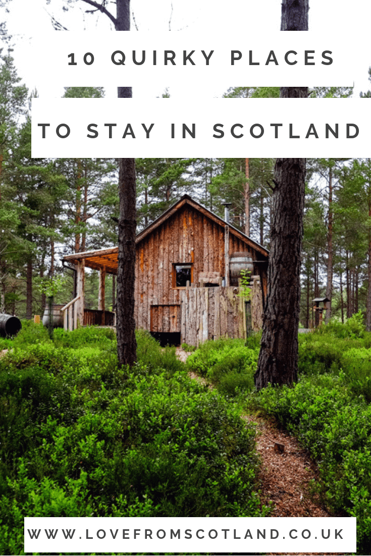 Looking for fab places to stay in Scotland? From a family farm stay to a quirky tree lodge, here are the best places to stay in Scotland.