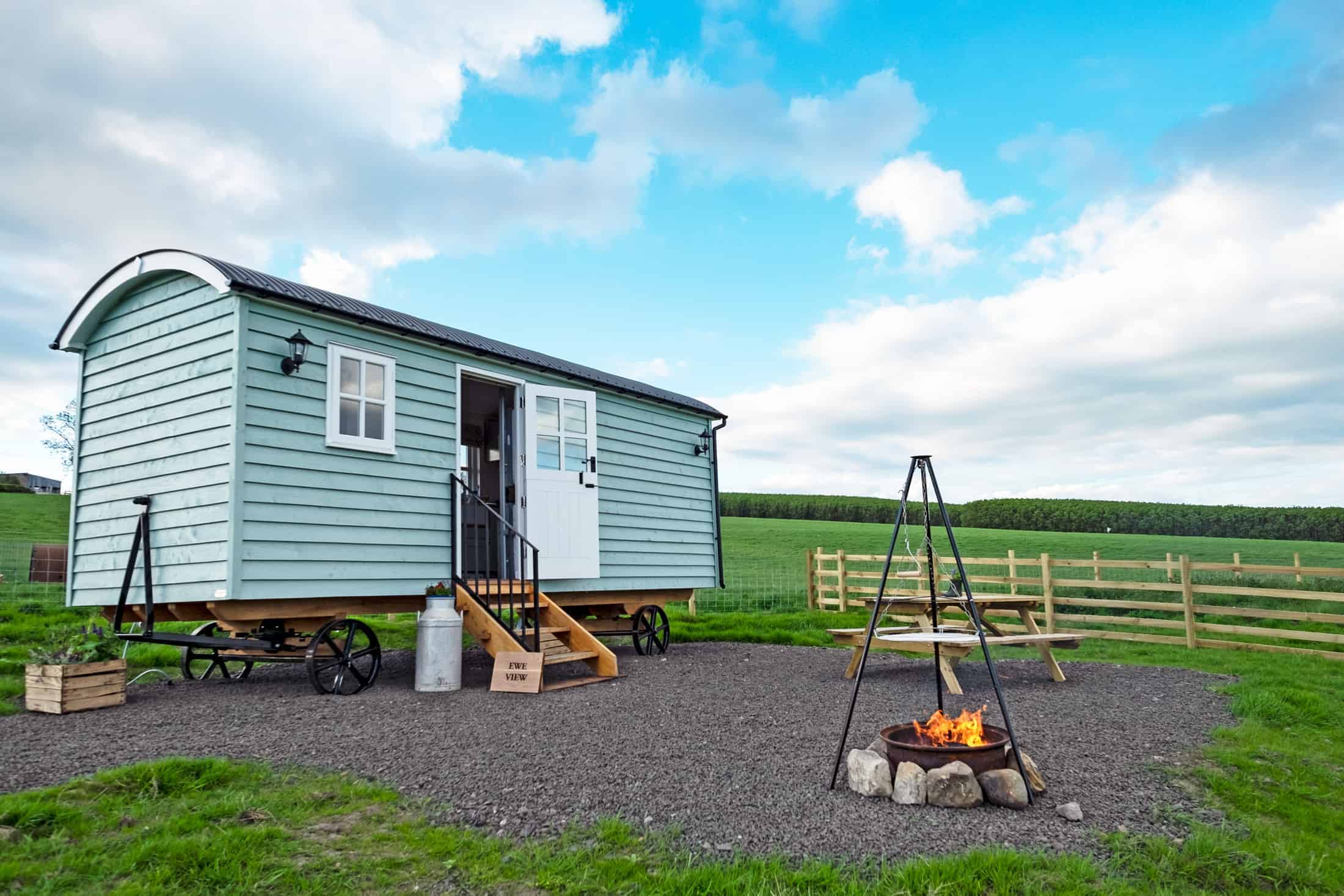 Farm stay scotland, Craigduckie Shepherds Huts