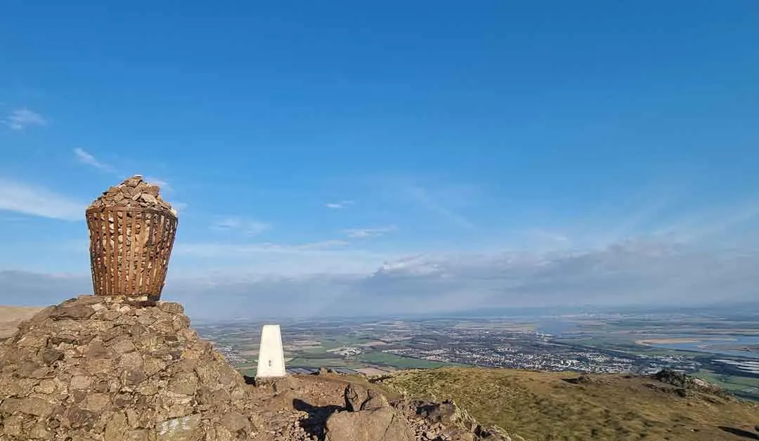 Dumyat view from cairn