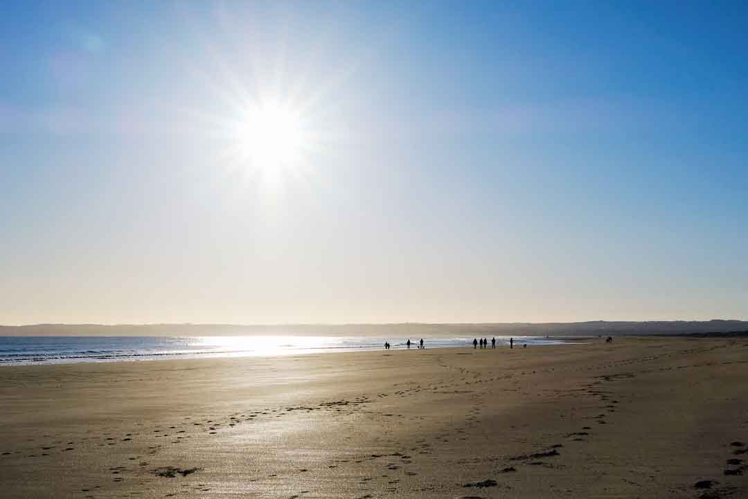 Tentsmuir Beach in Fife Scotland