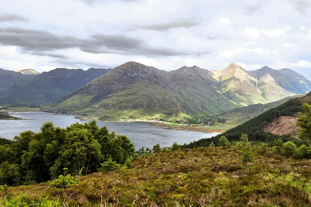 Five Sisters of Kintail from Mam Ratagan Pass