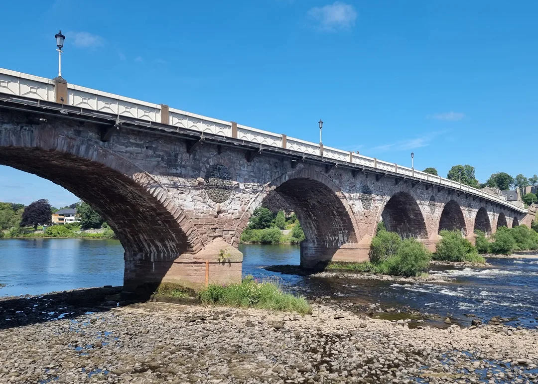 Bridge over the River Tay, Perth Scotland