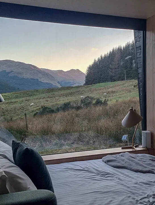 Corr Cabin at Monachyle Mhor Hotel