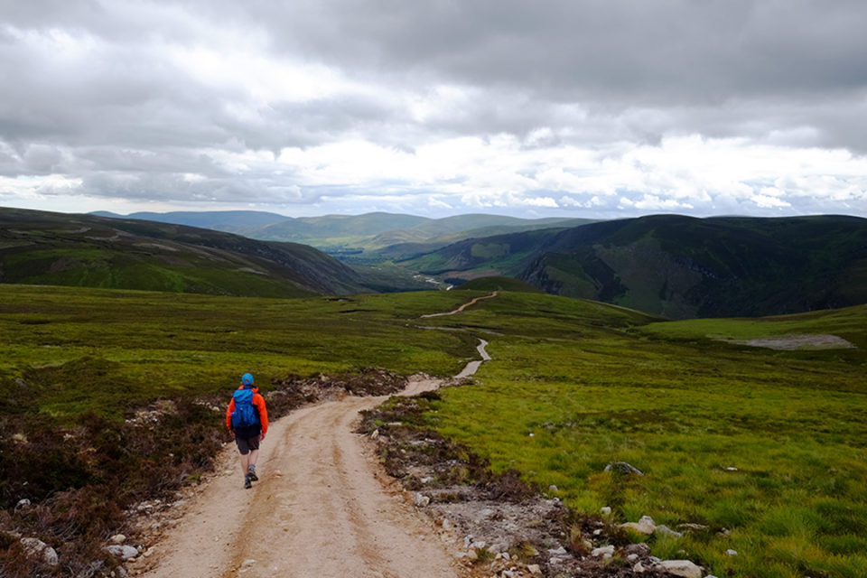 Mount Keen from Glen Esk Scotland's most easterly Munro