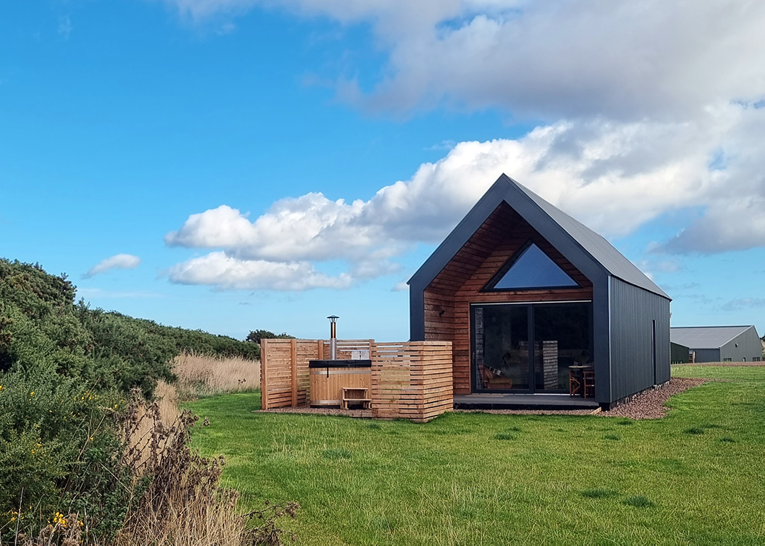 Whitekirk Hill lodges with hot tub East Lothian