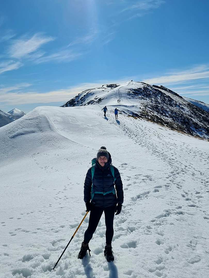 Ben Challum in winter