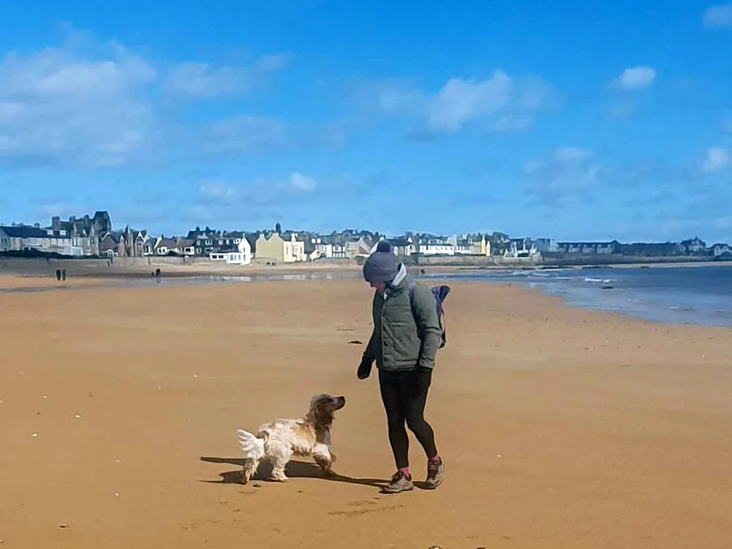 Elie-beach-dogs - Love from Scotland