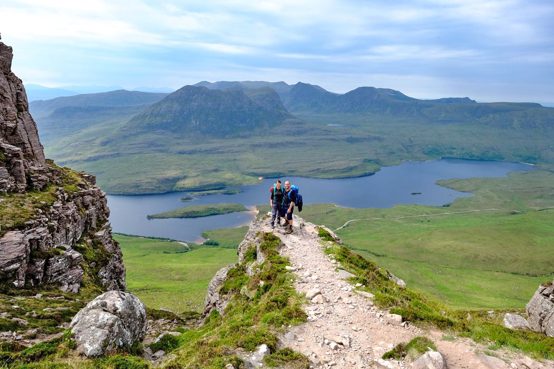 The view from Stac Pallaidh looking over Sutherland / Assynt