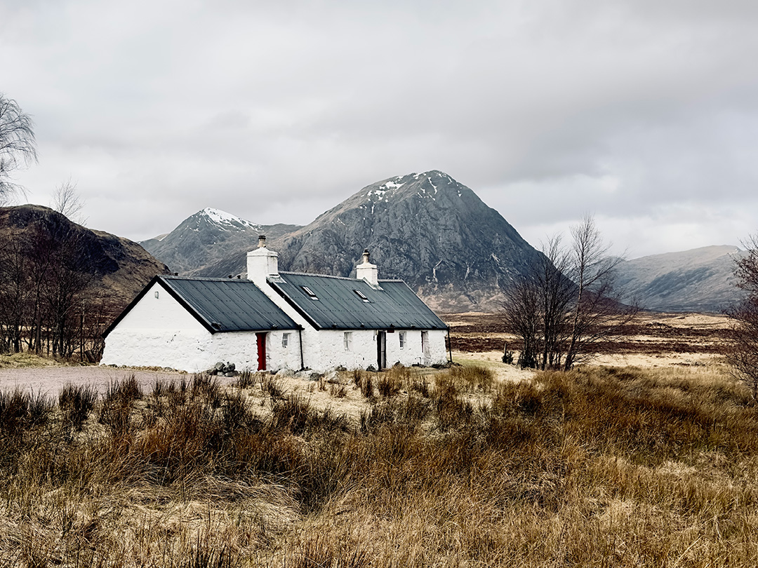 Spring in Scotland at Blackrock Cottage Glencoe