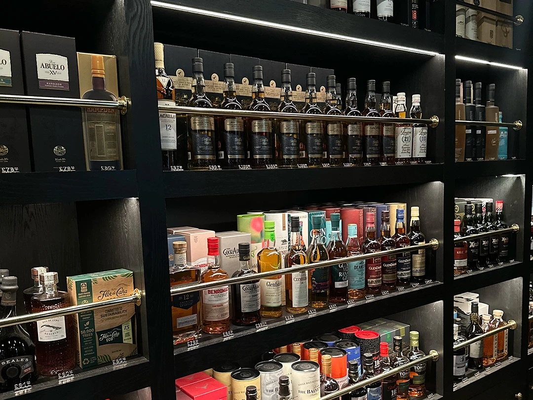 Whisky shop in Edinburgh
