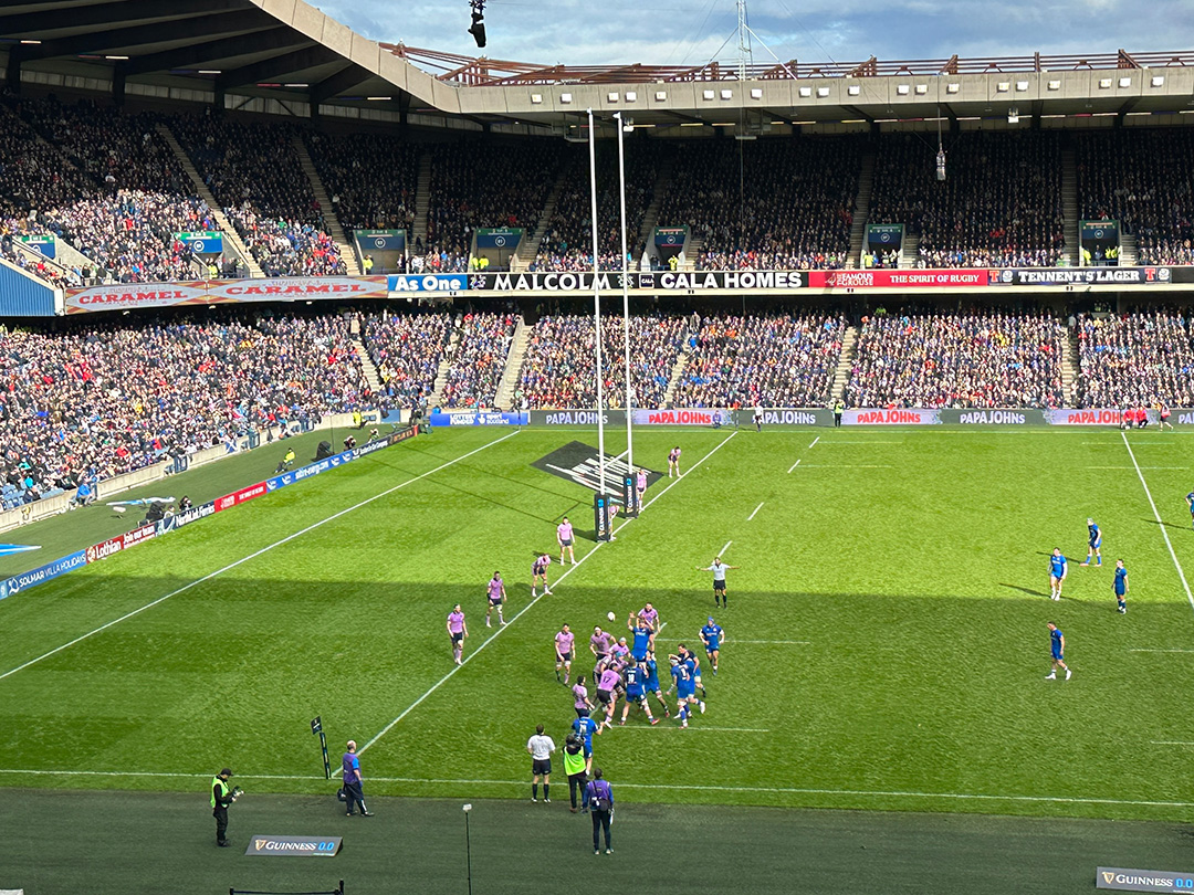 Spring in Scotland Rugby