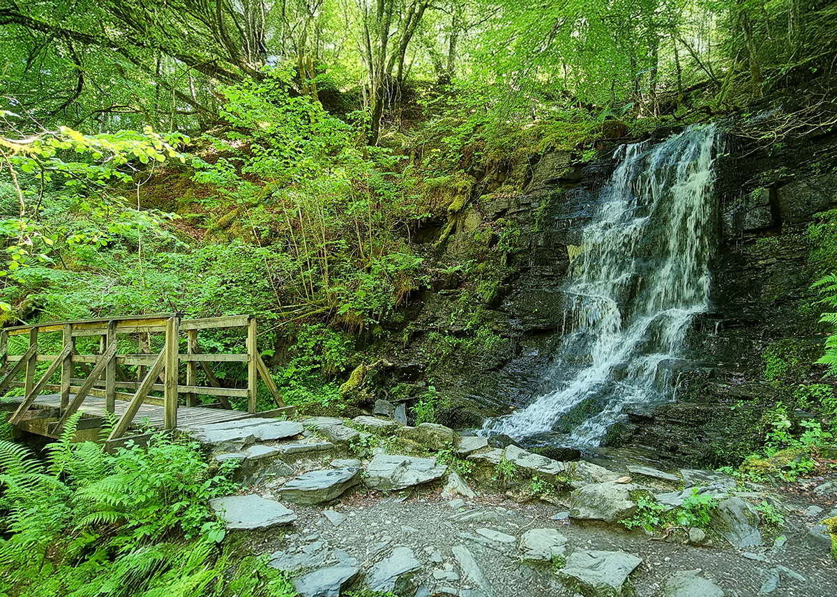 The Birks of Aberfeldy: Waterfalls and woodland gorge at the Birks of Aberfeldy