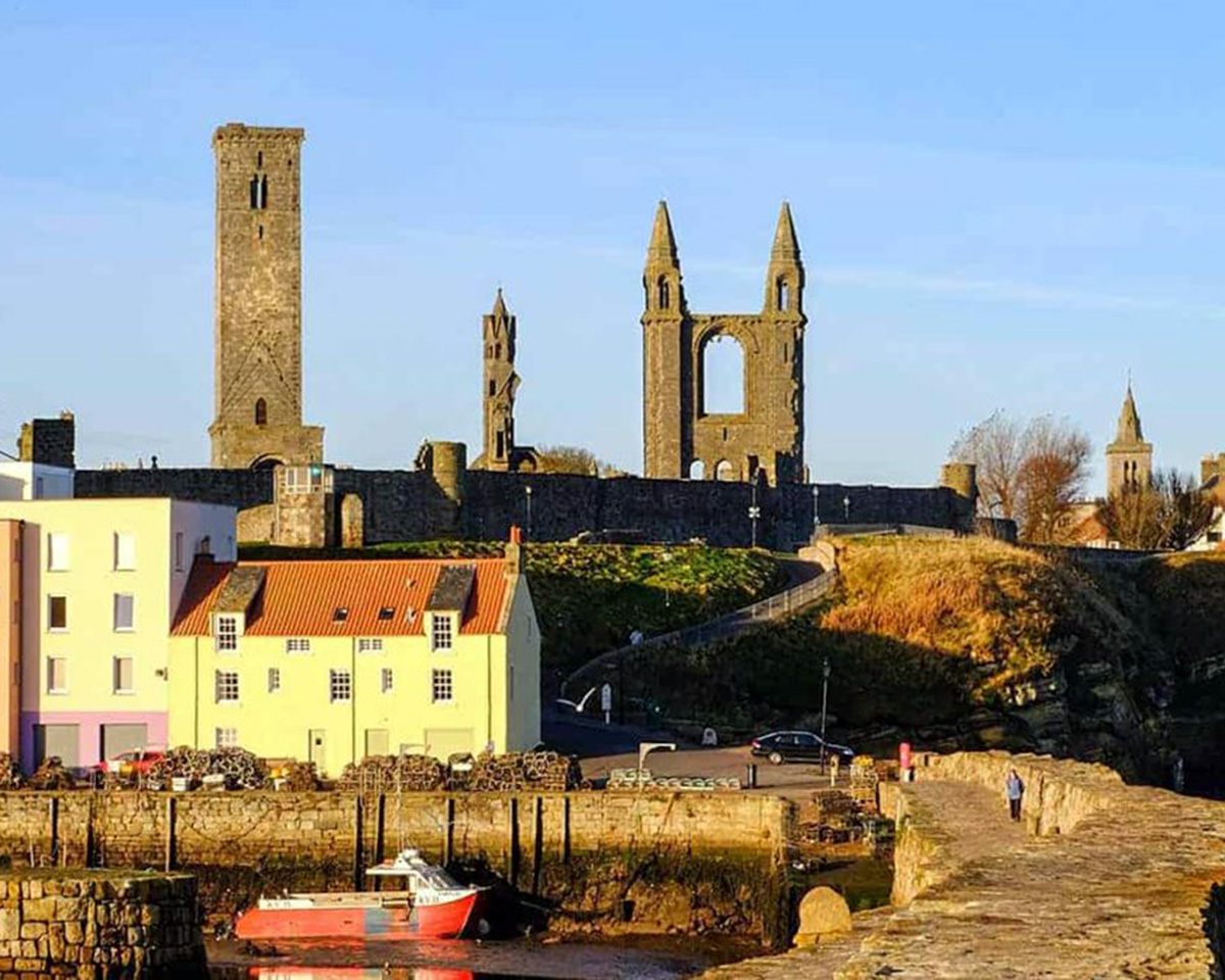 St Andrews Cathedral ruins in Fife