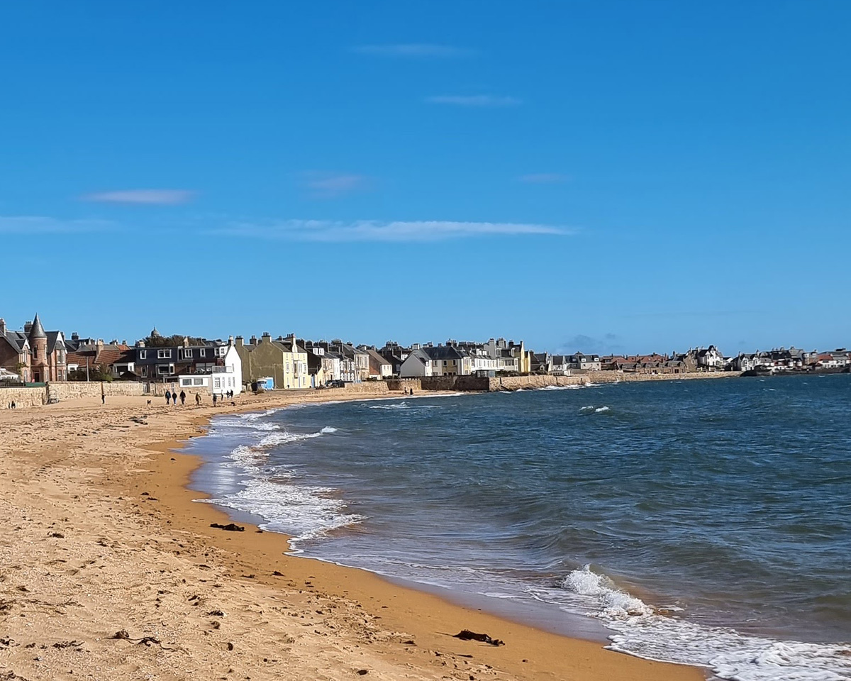Elie Beach on the Firth of Forth.