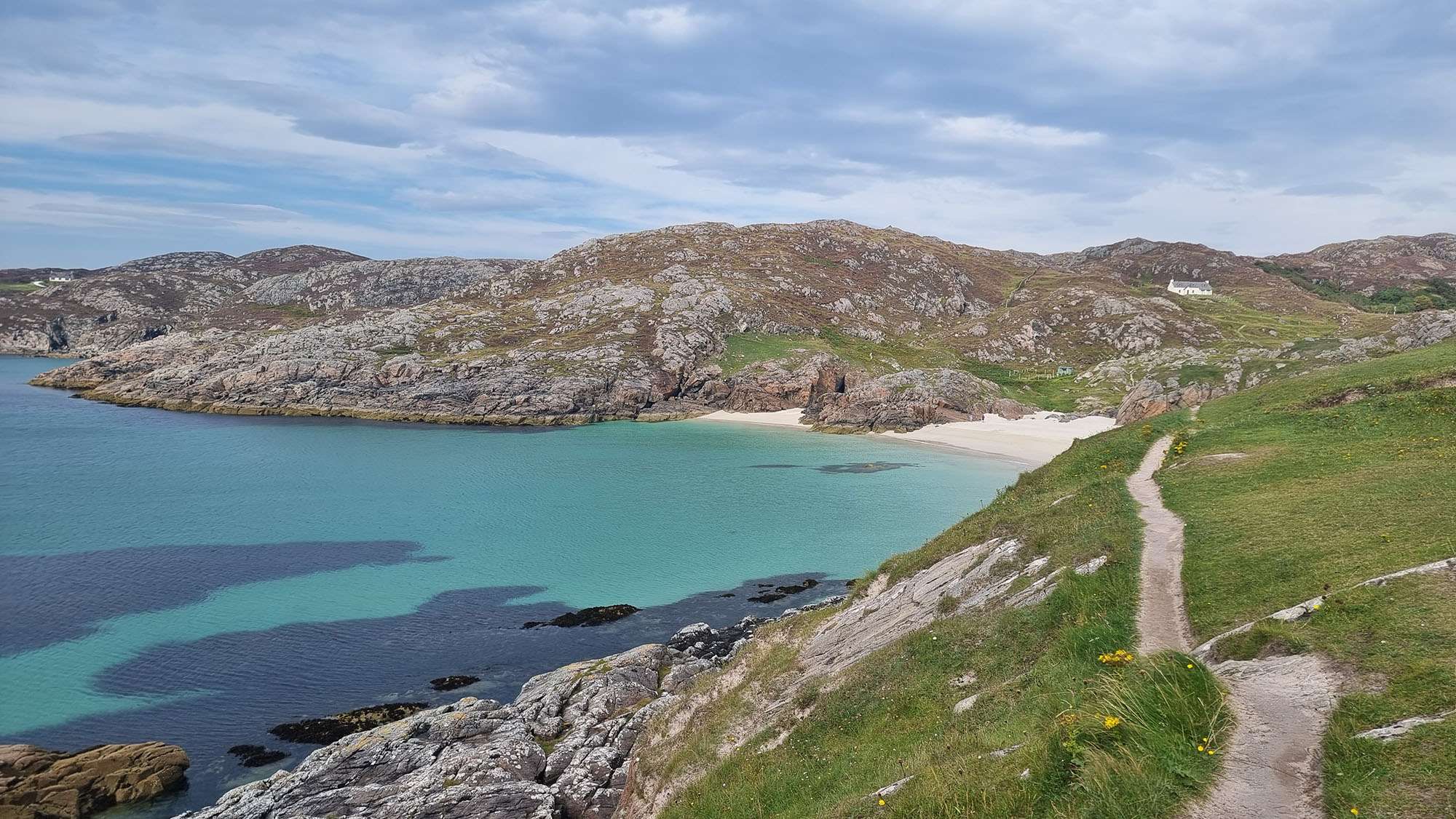 Ardmair Beach on the North Coast 500 near Ullapool
