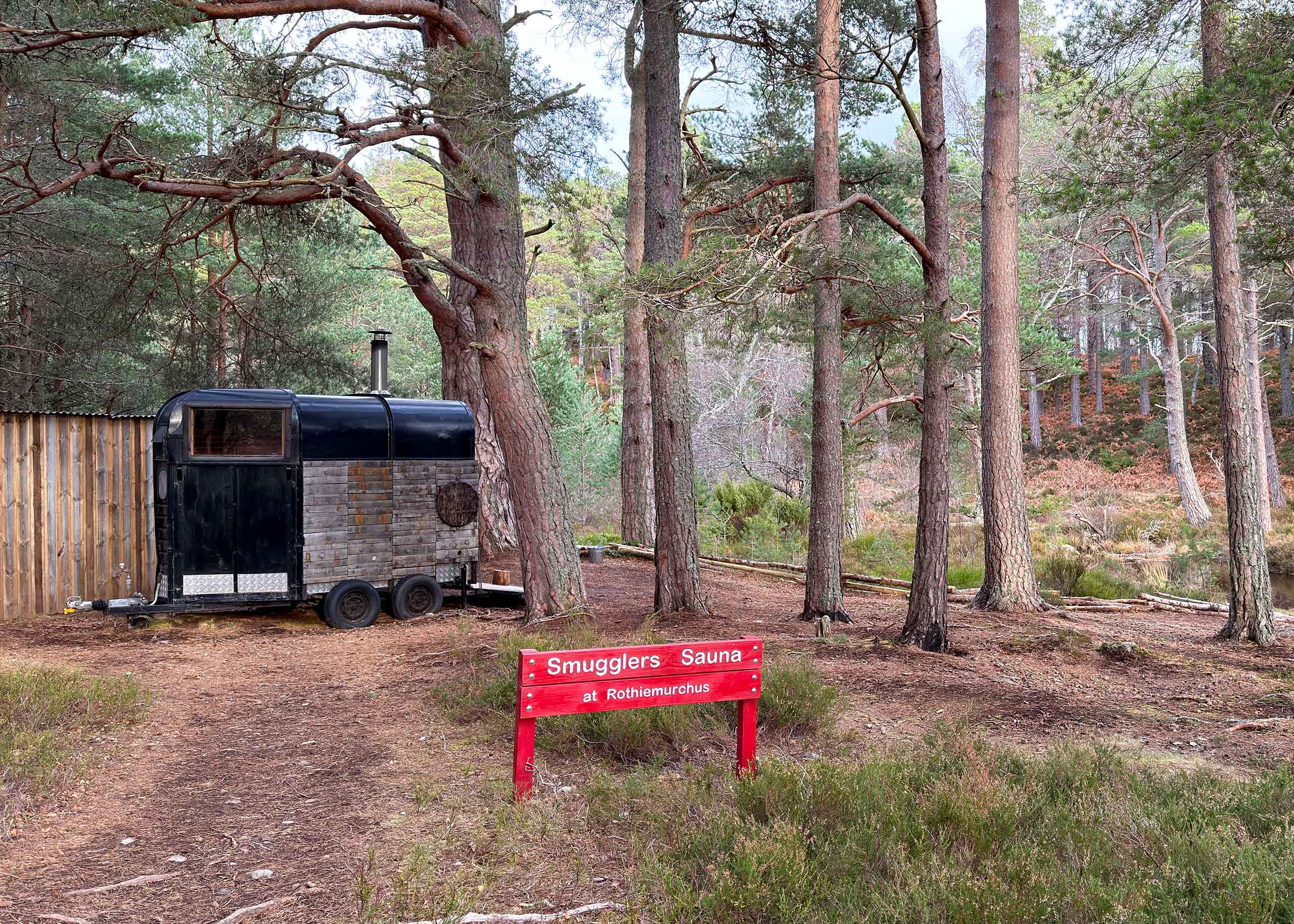 Woodland Sauna in Scotland